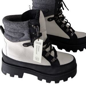 Cougar Women's Waterproof Black and White Boots